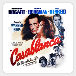 Casablanca movie poster Magnet